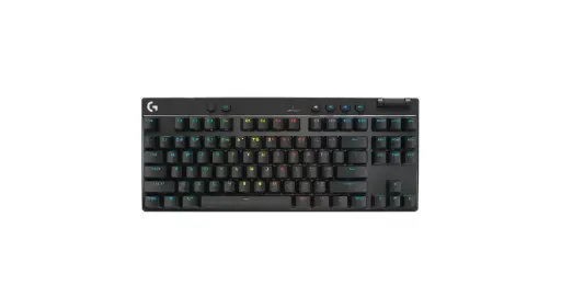 [097855198624] TECLADO LOGITECH PRO X TKL RAPID RGB USB INGLES NEGRO 920-013131 11M DE GARANTIA
