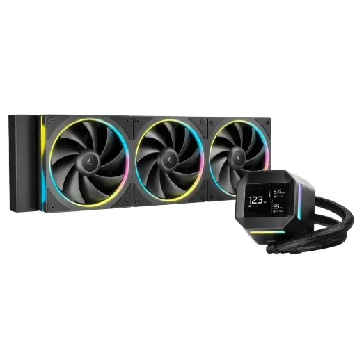 [6933412729471] ENFRIAMIENTO DEEPCOOL LM360 NEGRO ARGB 360MM LGA1851/AM5 R-LM360-BKDMMC-1 12M DE GARANTIA