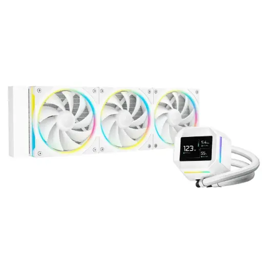 [6933412729488] ENFRIAMIENTO DEEPCOOL LM360 WH BLANCO ARGB 360MM LGA1851/AM5 R-LM360-WHDMMC-1 12M DE GARANTIA