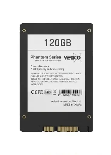 [4713095605390] SSD VERICO PHANTOM 120GB SATA3 1SSOP-SSBKI3-NN 12M DE GARANTIA