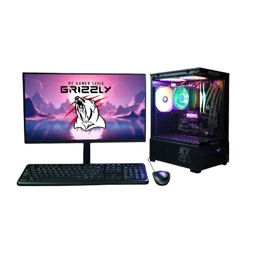 [662987044783] PC GRIZZLY AMD RYZEN 7 5700G 32GB M.2 1TB MONITOR 22" KIT 2 EN 1 WIFI BT PG-AMD092 UN AÑO DE GARANTIA 