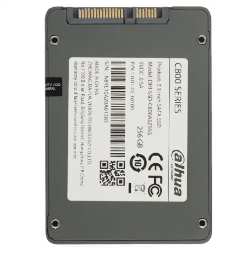 [6923172537966] SSD DAHUA C800A 256GB 2.5 SATA NEGRO 550MB SSD-C800AS256G 11M DE GARANTIA