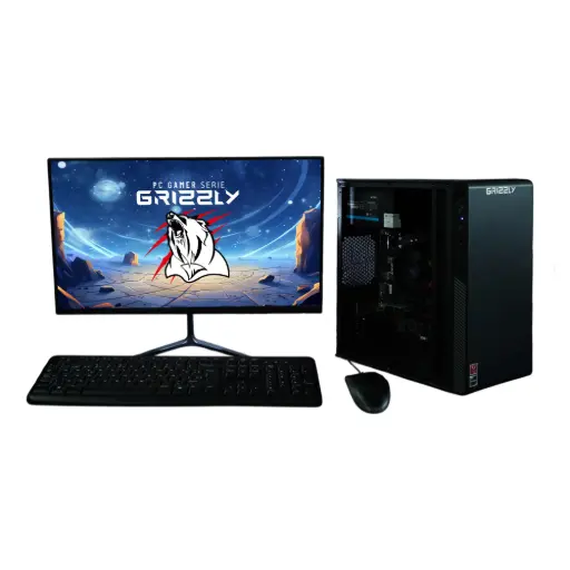 [662987044806] PC GRIZZLY AMD RYZEN 3 3200G 16GB 480GB WIFI MONITOR 22" KIT 2 EN 1 PC-AMD094 UN AÑO DE GARANTIA