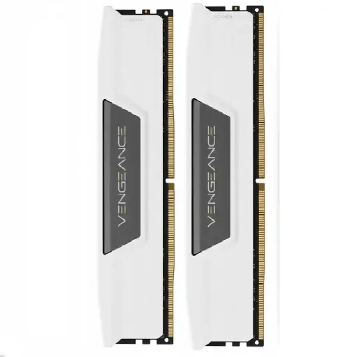 [840006663546] RAM CORSAIR VENGEANCE DDR5 64GB 2X32 5200 BLANCO CMK64GX5M2B5200C40W 12M DE GARANTIA