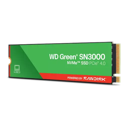 [718037907154] SSD WD GREEN SN3000 NVME 1TB PCI EXPRESS 4.0 M2.0 WDS100T4G0E 11M DE GARANTIA