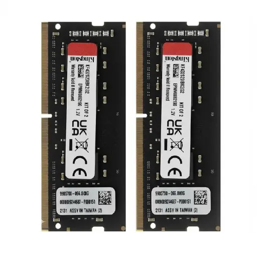 [740617318388] RAM KINGSTON FURY IMPACT SODDR4 LAP 32GB 2X16 3200 NEGRO KF432S20IBK2/32 12M DE GARANTIA