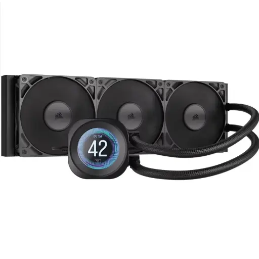 [840440400356] ENFRIAMIENTO CORSAIR NAUTILUS 360 RS LCD NEGRO LGA1851/AM5 CW-9061033-WW 12M DE GARANTIA