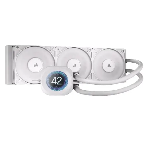 [840440400363] ENFRIAMIENTO CORSAIR NAUTILUS 360 RS LCD BLANCO LGA1851/AM5 CW-9061034-WW 12M DE GARANTIA