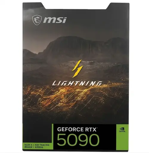 [824142450819] TARJETA DE VIDEO NVIDIA GEFORCE RTX5090 32GB GDDR7 MSI RTX 5090 32G LIGHTNING Z 12M DE GARANTIA