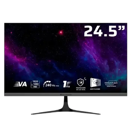 [7506215944113] MONITOR 24 BALAM RUSH COSMOS EDGE MCE245P 1MS 240HZ FULL HD FREESYNC VA DP HDMI BR-944113 12M DE GARANTIA