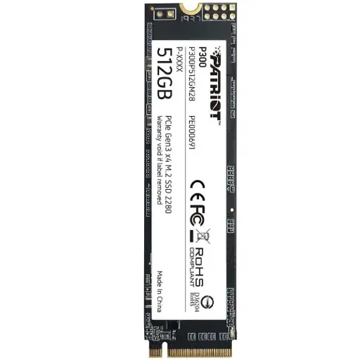 [814914026526] SSD PATRIOT P300 512GB 2280 M2 1700MB 9SE00085-P300P512GM28 11M DE GARANTIA