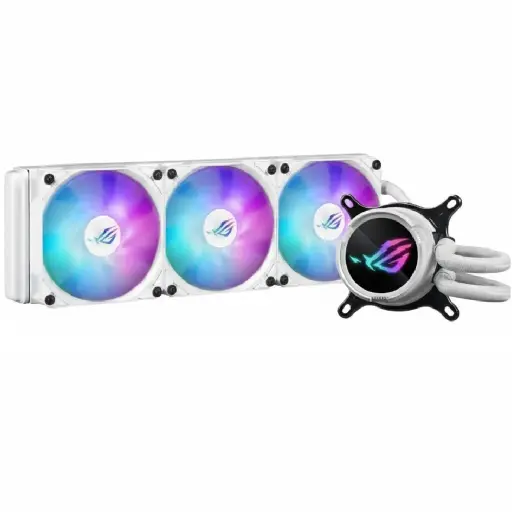 [197105453166] ENFRIAMIENTO LIQUIDO ASUS ROG STRIX LC III 360 ARGB WHITE AURA SYNC 90RC00T2-M0AAY0 12M DE GARANTIA