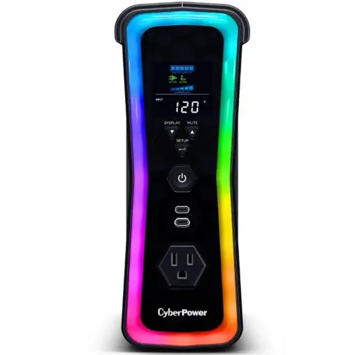 [649532938292] NOBREAK 1500VA 1000W CYBERPOWER GX150C2 RGB 12M DE GARANTIA