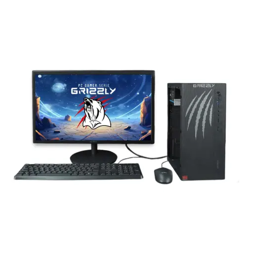 [662987044943] PC GRIZZLY AMD AMD 4700S RADEON 550 16GB SSD 480GB MONITOR 22" KIT TECLADO Y MOUSE WIFI PG-AMD095 12 MESES DE GARANTIA 