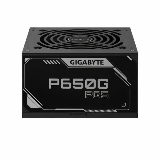 [810162143558] FUENTE GIGABYTE 650W 80PLUS GOLD ATX NEGRO GP-P650G PG5 12M DE GARANTIA
