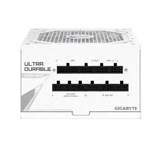 [810162143213] FUENTE GIGABYTE 850W 80PLUS GOLD ATX MODULAR BLANCO UD850GM PG5 V2 ICE 12M DE GARANTIA