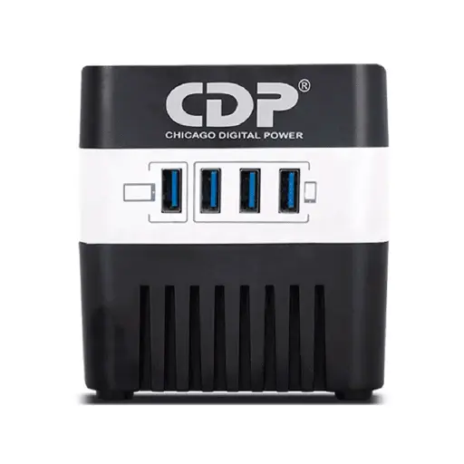 [879071000192] REGULADOR 600VA 300W CDP RU-AVR604 4C 11M DE GARANTIA