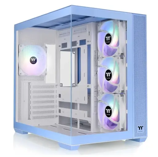 [841163095331] GABIENTE THERMALTAKE VIEW 380 TG ARGB HYDRANGEA BLUE ATX CRISTAL AZUL CA-1Z2-00MFWN-00 12M DE GARANTIA