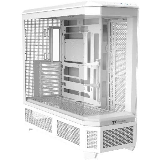 [840480300203] GABINETE THERMALTAKE VIEW 600 TG SNOW M-ATX CRISTAL BLANCO CA-11H-00F6WN-00 12M DE GARANTIA