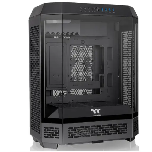 [841163095256] GABINETE THERMALTAKE THE TOWER 600 BLACK ATX CRISTAL MIDTOWER NEGRO CA-1Z1-00M1WN-00 12M DE GARANTIA