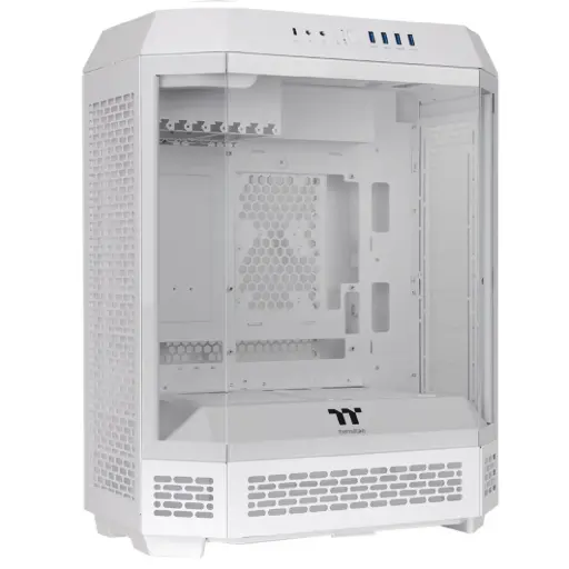 [841163095263] GABINETE THERMALTAKE THE TOWER 600 SNOW ATX CRISTAL MIDTOWER BLANCO CA-1Z1-00M6WN-00 12M DE GARANTIA