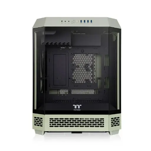 [841163095706] GABINETE THERMALTAKE THE TOWER 600 MATCHA GREEN ATX CRISTAL MIDTOWER VERDE MATCHA CA-1Z1-00MEWN-00 12M DE GARANTIA