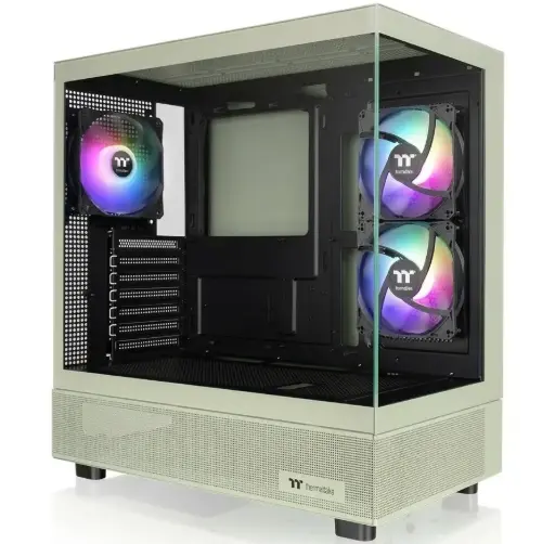[841163094211] GABINETE THERMALTAKE VIEW 270 PLUS TG ARGB MATCHA GREEN ATX CRISTAL MIDTOWER VERDE CA-1Y7-00MEWN-01 12M DE GARANTIA
