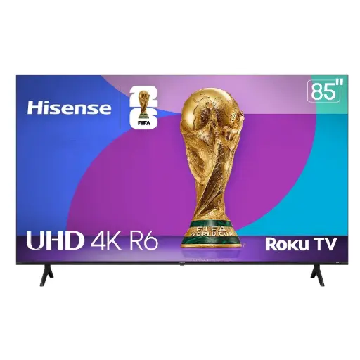 [888143020662] SMART TV 85" HISENSE REFURBISHED 85R6E4 CLASS R6 60HZ UHD LED WIFI BLUETOOTH HDMI 12M DE GARANTIA