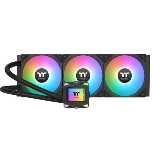 [840480300265] ENFRIAMIENTO LIQUIDO THERMALTAKE LA360 ARGB SYNC AIO 120MM CL-W459-PL12SW-A 12M DE GARANTIA