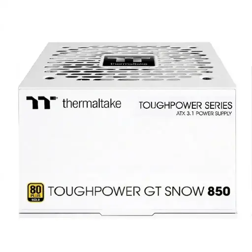 [841163098264] FUENTE THERMALTAKE TOUGHPOWER GT SNOW 850W 80PLUS GOLD MODULAR BLANCO ATX 3.1 PS-TPT-0850FNFAGU-W 12M DE GARANTIA  