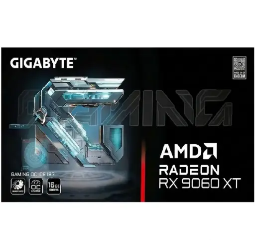 [889523055335] TARJETA DE VIDEO RADEON RX9060XT 16GB GDDR6 GIGABYTE GAMING GV-R906XGAMINGOCICE-16GD 12M GARANTIA  