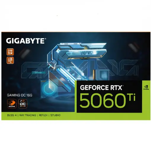 [889523049297] TARJETA DE VIDEO NVIDIA GEFORCE RTX5060TI 8GB OC GDDR7 GIGABYTE GAMING GV-N506TGAMING OC-8GD 12M DE GARANTIA