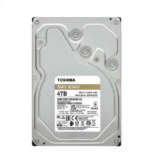 [723844001902] DD NAS TOSHIBA N300 4TB 3.5 HDWG740XZSTC 11M DE GARANTIA 
