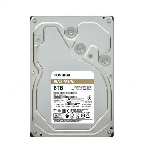 [723844001896] DD NAS TOSHIBA N300 6TB 3.5 HDWG760XZSTA 11M DE GARANTIA 