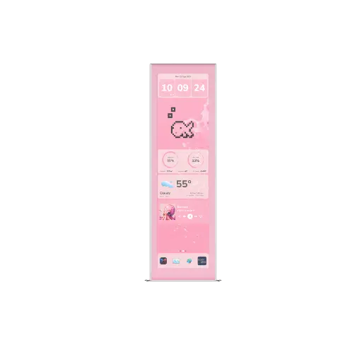 [848604049342] PANTALLA TACTIL LCD PARA Y70 HYTE STRAWBERRY MILK TOUCH INFINITY ROSA ACC-HYTE-LK-Y7TTI-SM 12M DE GARANTIA
