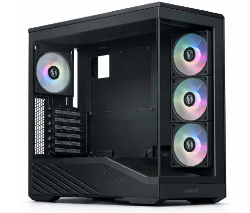 [840353048669] GABINETE LIAN LI VECTOR V100 ARGB S/FUENTE ATX CRISTAL NEGRO G99.V100RX.00 12M DE GARANTIA