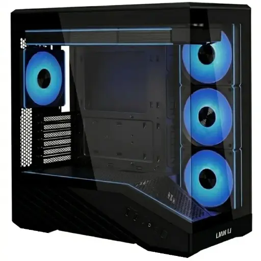 [840353052642] GABINETE LIAN LI VECTOR V100 MINI ARGB S/FUENTE M-ATX CRISTAL NEGRO V100RMIX 12M DE GARANTIA