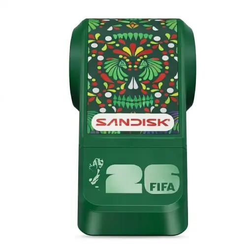 [619659226763] MEMORIA USB SANDISK 128GB USB-C COPA MUNDIAL FIFA 2026 EDICION MEXICO VERDE SDCZIA-128G-G46G 12M DE GARANTIA