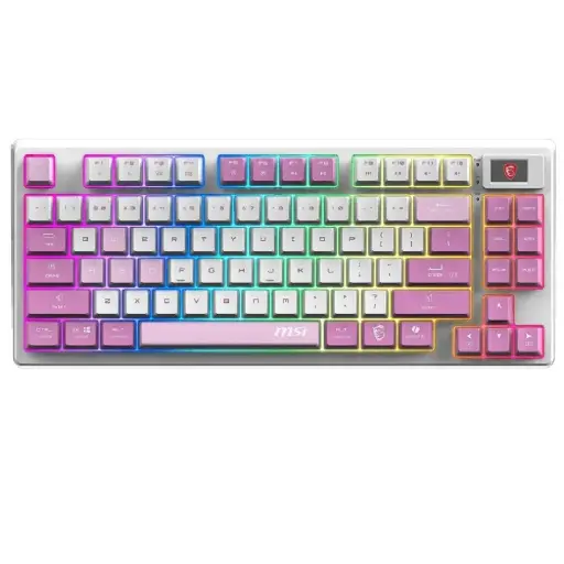[824142405390] TECLADO MSI FORGE GK600 TKL VIOLET INALAMBRICO BLANCO MECANICO TEC/ING BLUETOOTH/USB-C RGB FORGE GK600 TKL WIRELESS VIOLET 12M DE GARANTIA