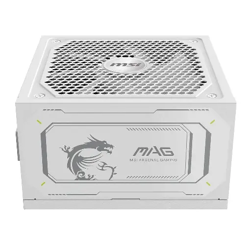 [824142429327] FUENTE MSI MAG A1000GL 1000W 80 PLUS GOLD PCIE 5.1 BLANCO FULL MODULAR ATX MAG A1000GL PCIE5 WHITE 12M DE GARANTIA