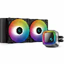ENFRIAMIENTO DEEPCOOL LS520 BULK ARGB 240MM NEGRO LGA1851/AM5 R-LS520-BKAMNT-G-1 BULK 12M DE GARANTIA