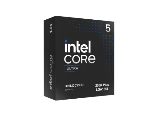 [735858553209] PROCESADOR INTEL CORE ULTRA 5 250K PLUS 5.3GHZ LGA1851 BX80768250K 12M DE GARANTIA