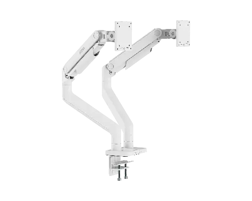 [824142452714] SOPORTE PARA MONITOR MSI 2MONITORES VESA 20KG HASTA 45 PULGADAS BLANCO MAG MT201DW 06M DE GARANTIA