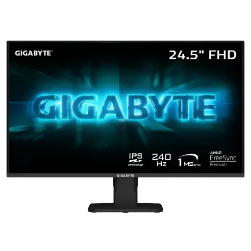 [889523049495] MONITOR 24 GIGABYTE GS25F2A 1MS 240HZ FULL HD GAMER IPS ANTIGLARE DP HDMI 12M DE GARANTIA