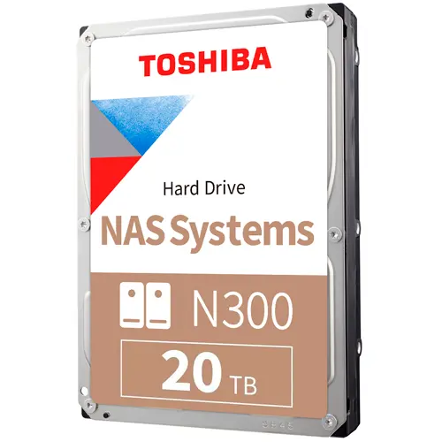 [723844003050] DD INTERNO NAS TOSHIBA 20TB HDWG82AXZSTA N300 3.5 11M DE GARANTIA 