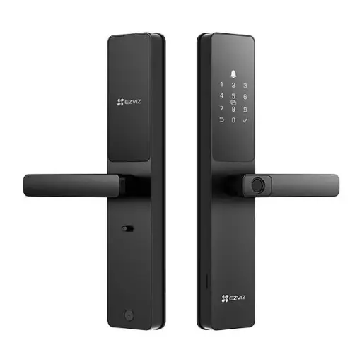 [6941545622996] CERRADURA INTELIGENTE LECTOR DE HUELLA 50 USUARIOS NEGRO CS-Y2000-R101 11M DE GARANTIA