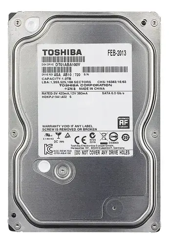 [662987045223] DD INTERNO NEW PULL TOSHIBA 1TB DT01ABA100V SATA 6.0 3.5 11M DE GARANTIA