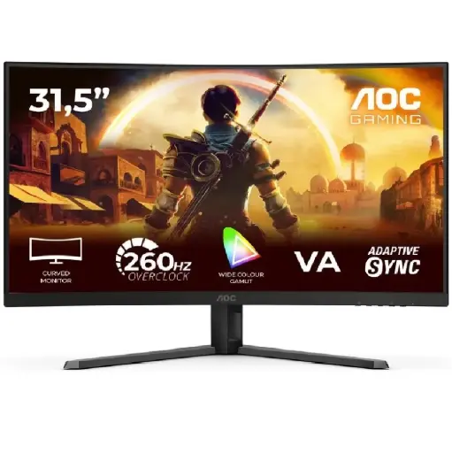 [685417735389] MONITOR 32 AOC C32G42ZE 0.3MS 260HZ FULL HD CURVO VA GARANTIA CON FABRICANTE