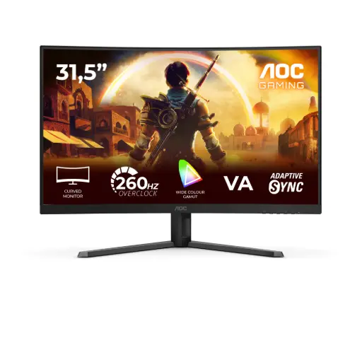 [685417735389] MONITOR 32 AOC C32G42ZE 0.3MS 260HZ FULL HD CURVO VA GARANTIA CON FABRICANTE
