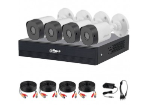 [6937552434974] KIT DVR DAHUA 4CH 4 CAMARAS 1MP 720P KITXVR1B04-I/T/4-B1A11N 12M DE GARANTIA